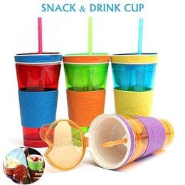 2-in-1 Travel Snack & Drink Container Only $8! (Reg. $15!)