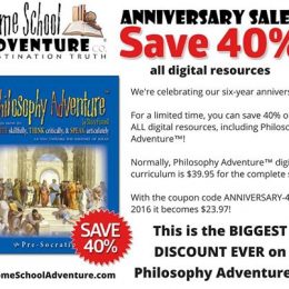 40 % Off All Digital Resources at Home School Adventure
