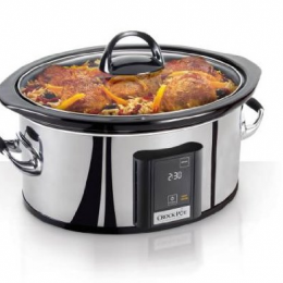 Crock-Pot 6.5 Quart Programmable Touchscreen Slow Cooker Only $59.95!
