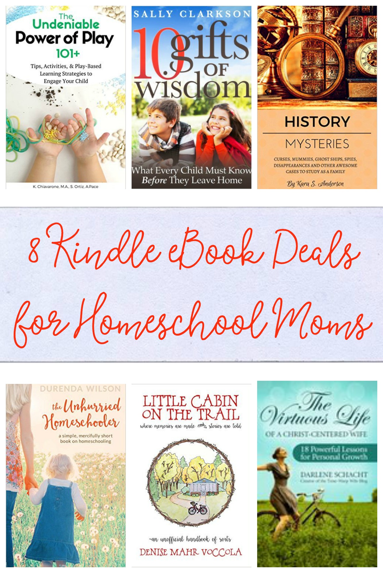 8 Kindle eBook Deals for Homeshool Moms