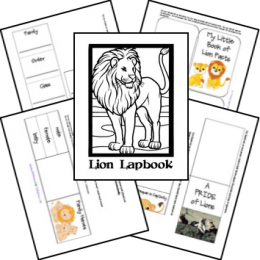 FREE Lion Lapbook