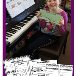 FREE Piano Practice Printables Chart