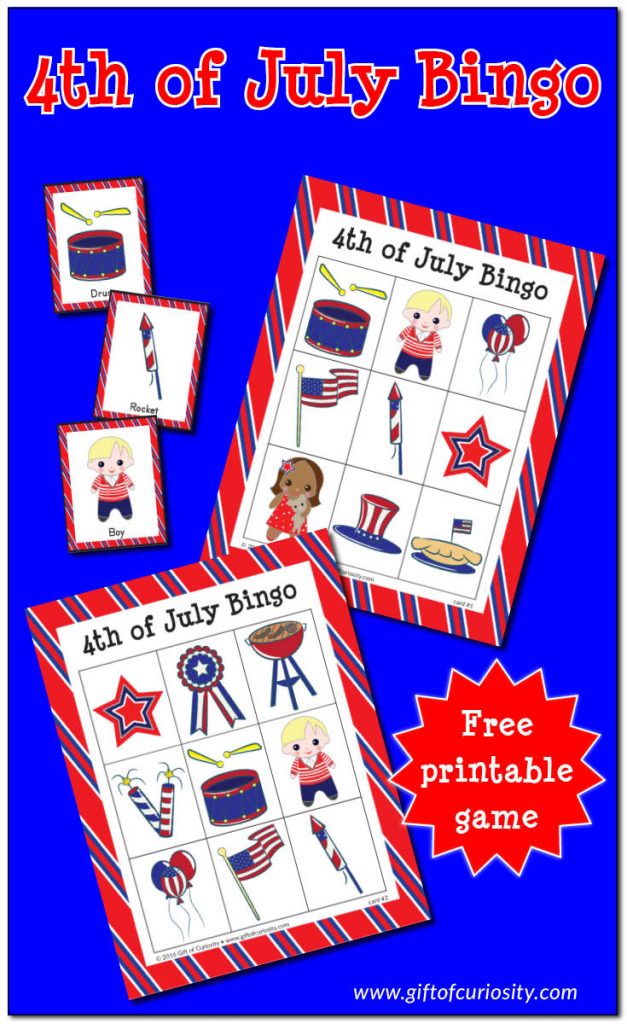 FREE 4th of July Bingo Game