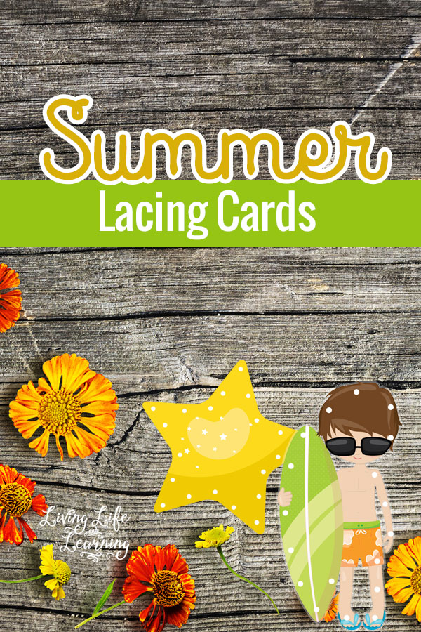 FREE Summer Lacing Cards