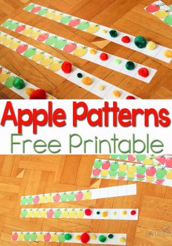 FREE Apple Pattern Printables