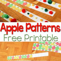 FREE Apple Pattern Printables