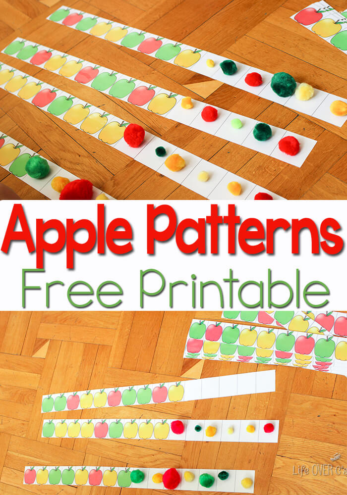 FREE Apple Pattern Printables