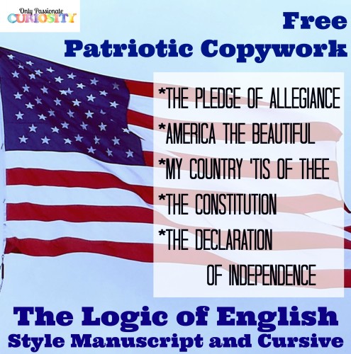 FREE Patriotic Copywork