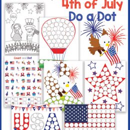 FREE 4th of July Dot a Dot Pack