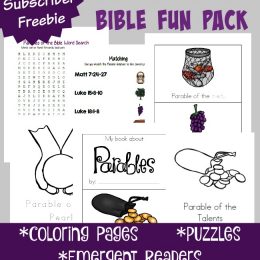 FREE Bible Fun Pack
