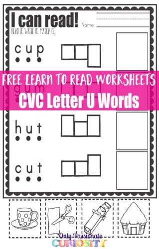 FREE Letter U CVC Pack