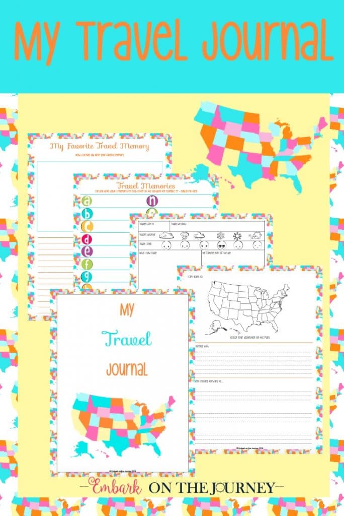 FREE Kids Travel Journal