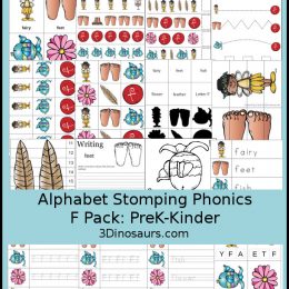 FREE Alphabet Letter F Pack