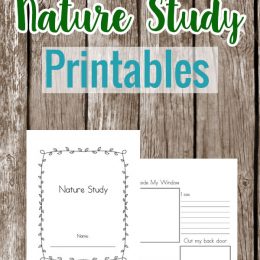 FREE Nature Study Printables