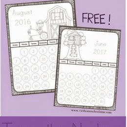 FREE Calendar Printables
