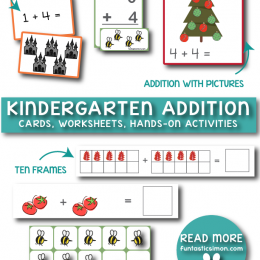 FREE K Addition Worksheets