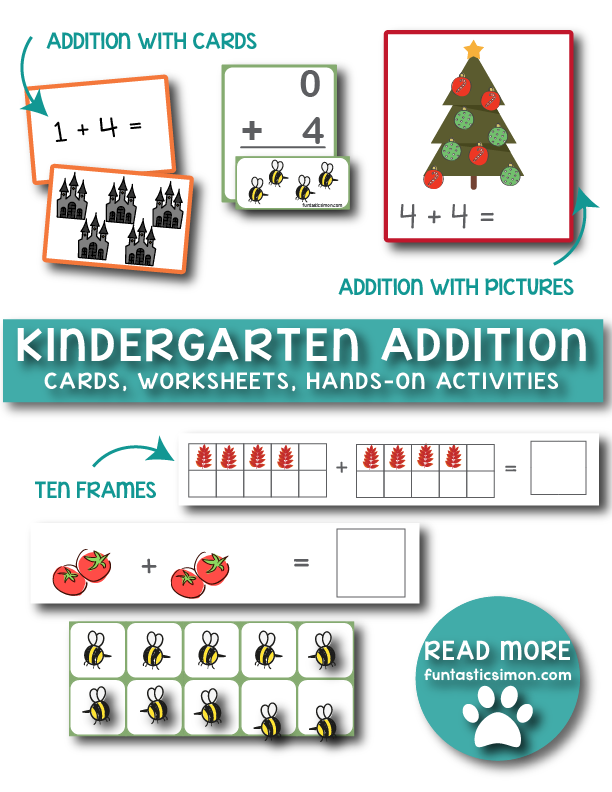 FREE K Addition Worksheets