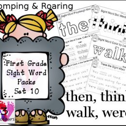 FREE Sight Word Pack 10