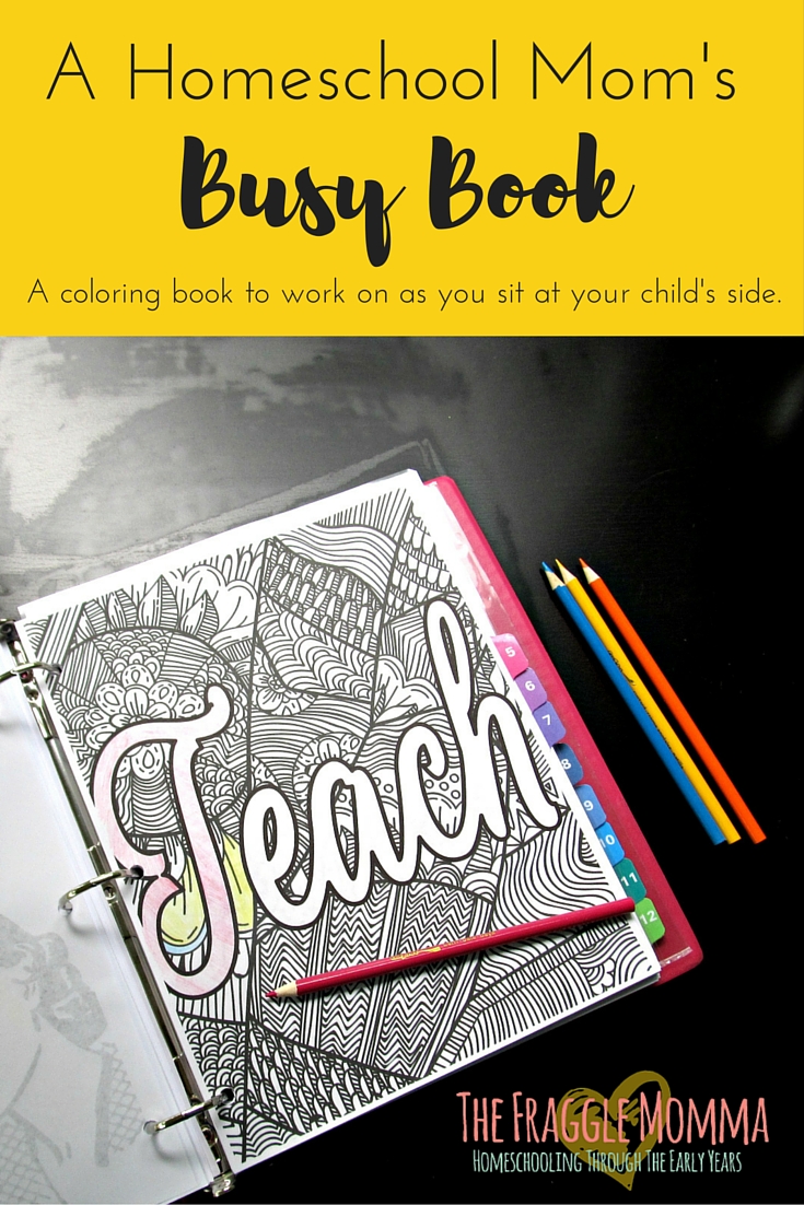 FREE homeschool Mom Busy Book