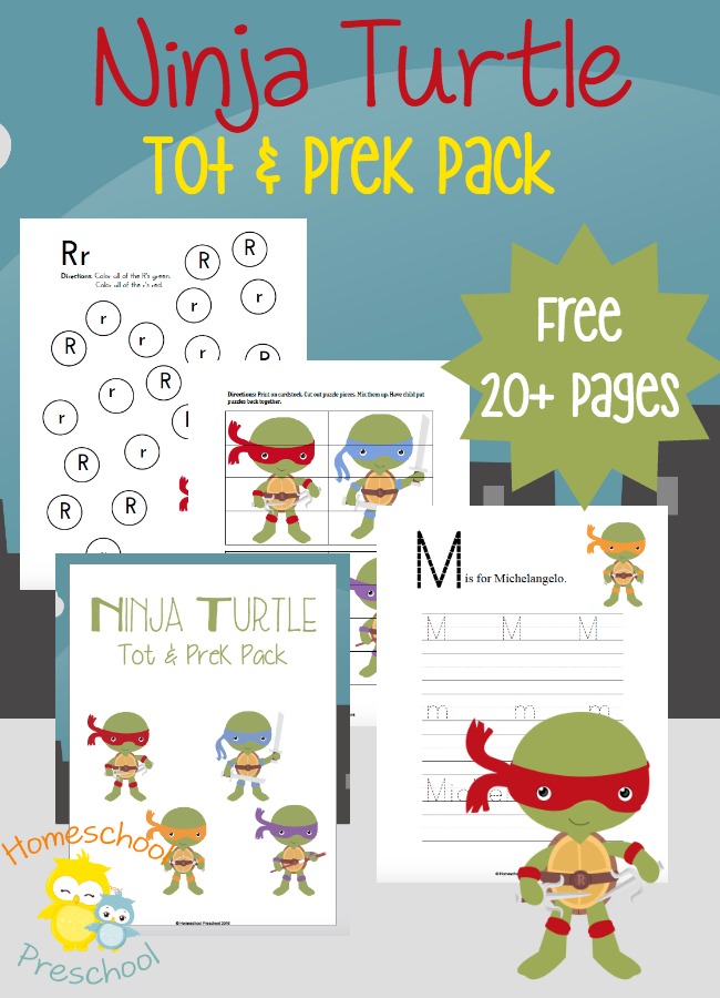 FREE Tot and PreK Pack