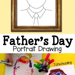 FREE Father's Day Portrait Drawing