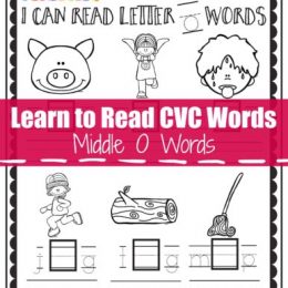 FREE Learning to Read CVC Words Pack