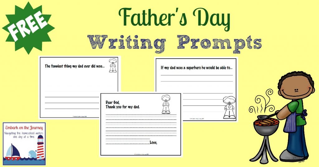 FREE Father's Day Writing Prompts