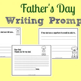 FREE Father's Day Writing Prompts