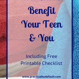 FREE Teen Chore Lists Printables