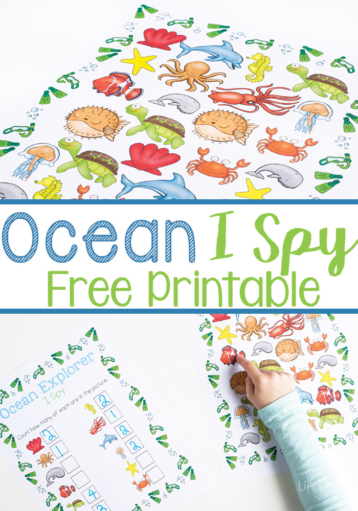 FREE Ocean I Spy Printables