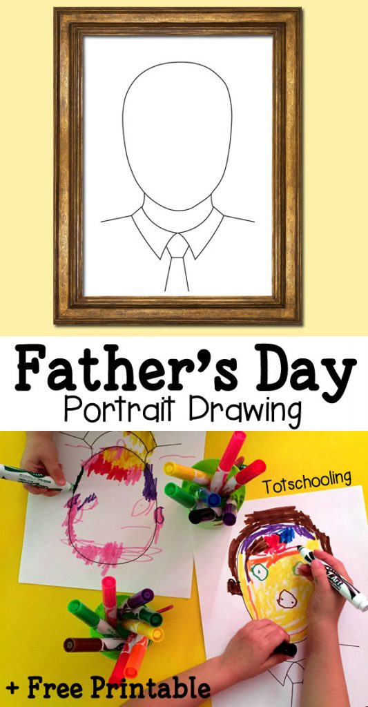 FREE Father's Day Portrait Drawing