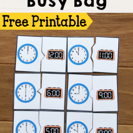 FREE Clocks Busy Bags