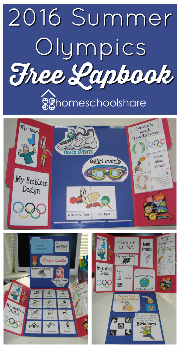 FREE Olympics Lapbook