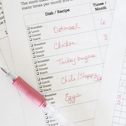 FREE Once a Month Grocery Shopping Workbook