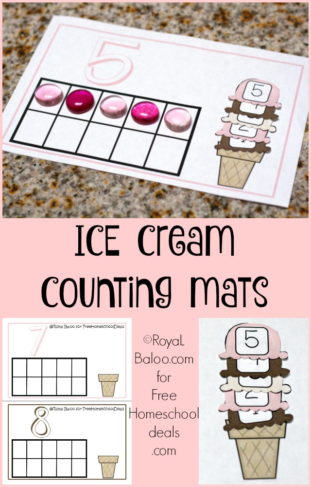 ice cream count mats