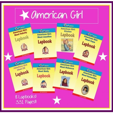 American Girl Lapbook Bundle Only $12.99 - 8 Total!