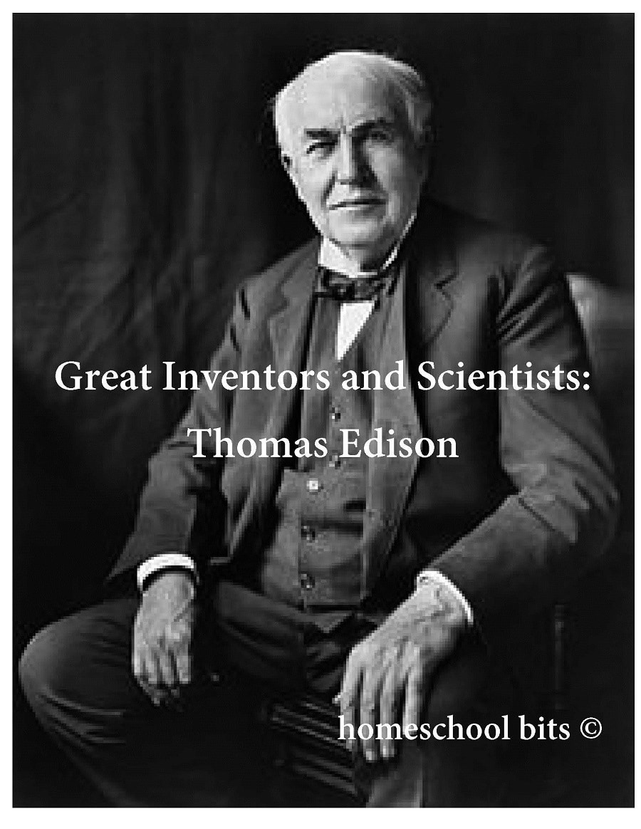 Free Thomas Edison Learning Pack (28 Pages!)