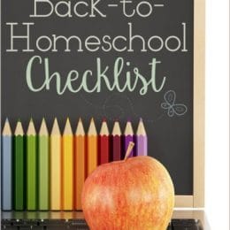 Free Back to Homeschool Checklist