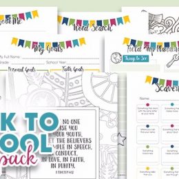 Free Back to School Fun Pack