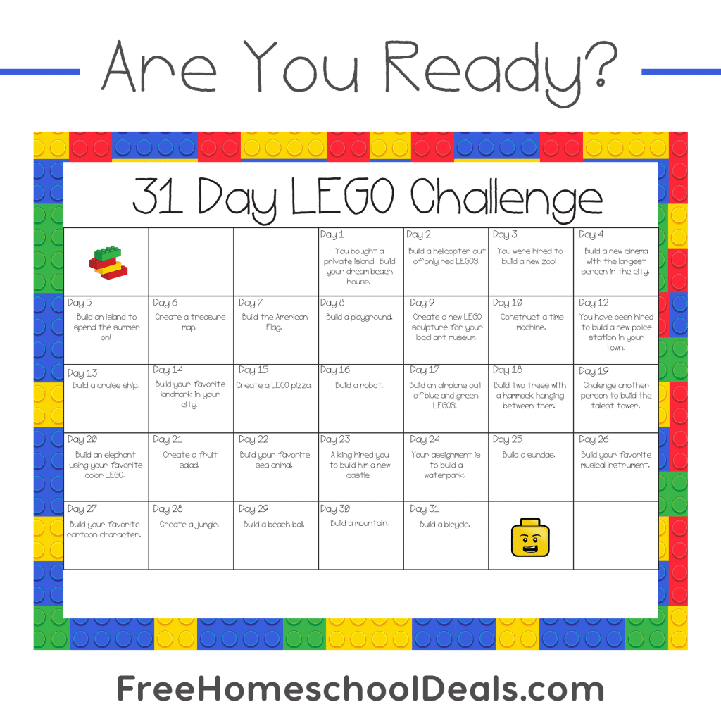 30 day lego sales