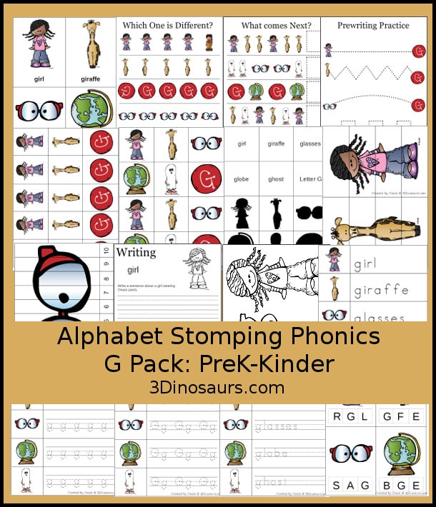 FREE Kindergarten G Pack