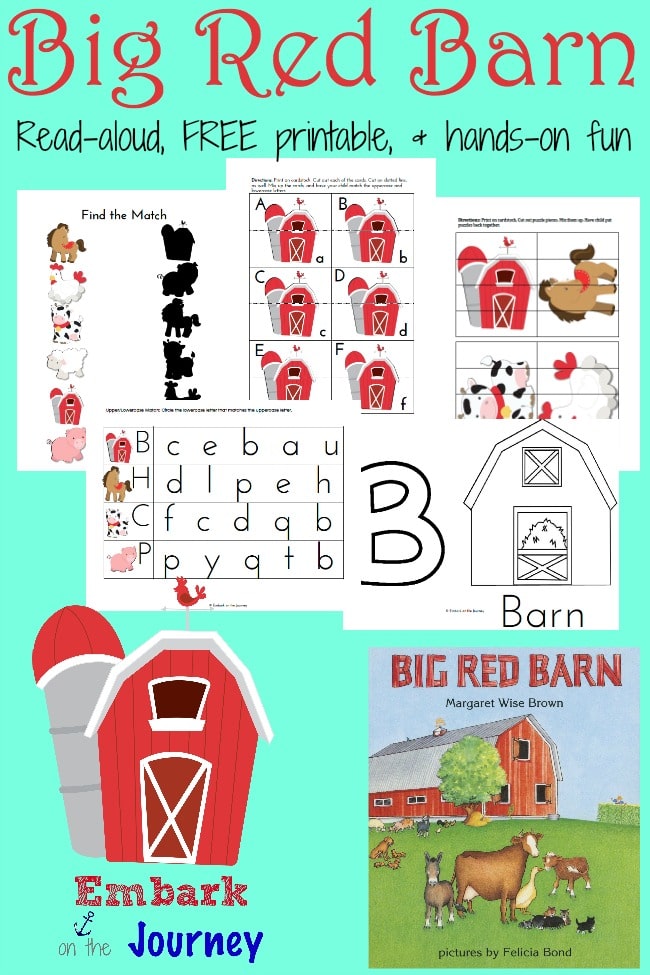 FREE Big Red Barn Printables