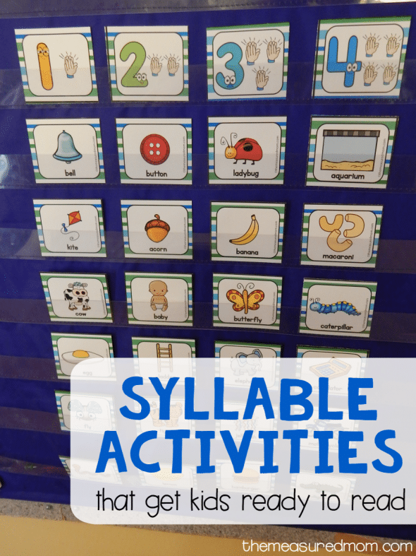 FREE Syllable Reading Activites