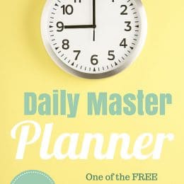 FREE Daily Master Planner