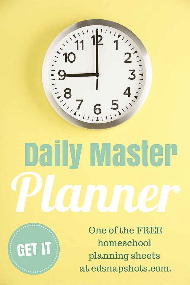 FREE Daily Master Planner