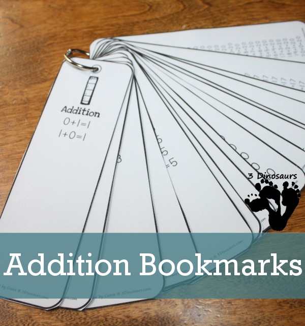 FREE Addition Bookmarks