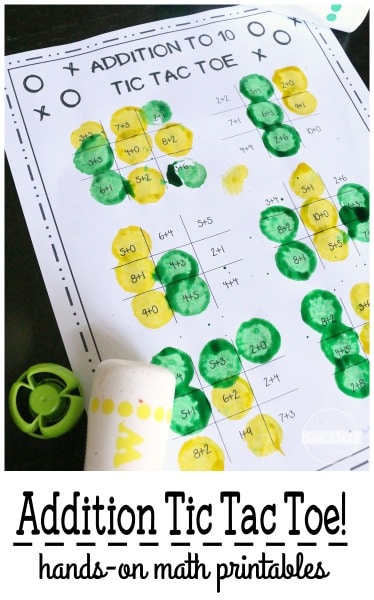 FREE Math Game Printables