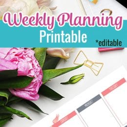 FREE Weekly Planning Printables