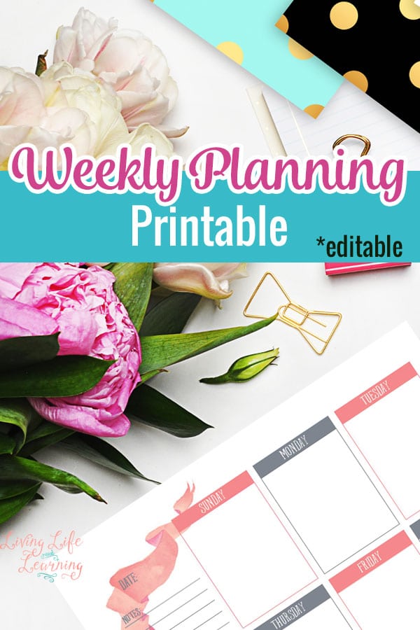 FREE Weekly Planning Printables