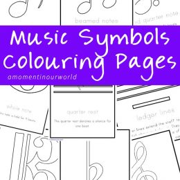 FREE Music Symbols Coloring Pages